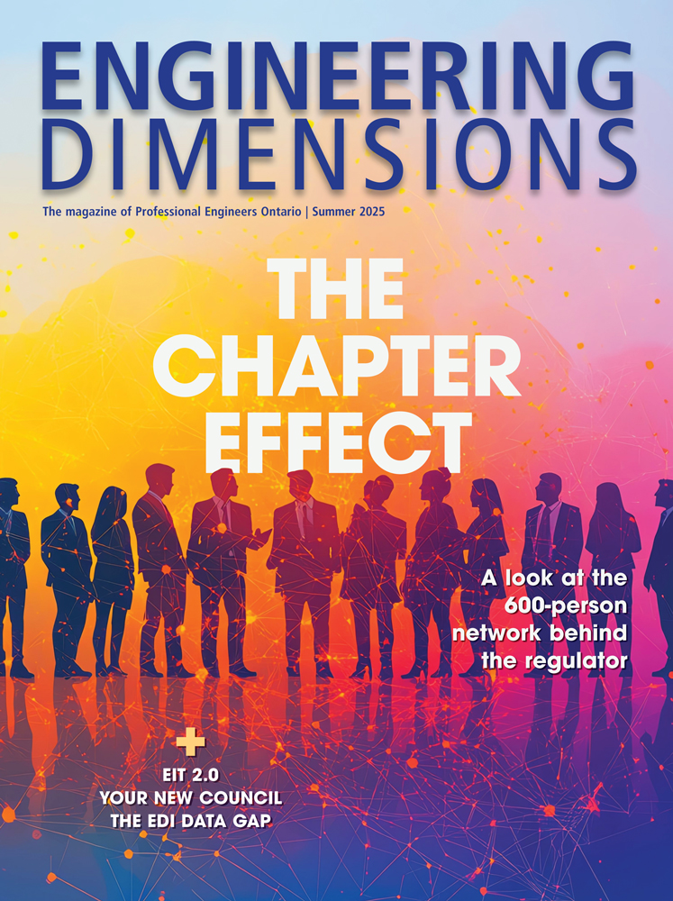 Engineering Dimensions Summer 2025 The Chapter Effect