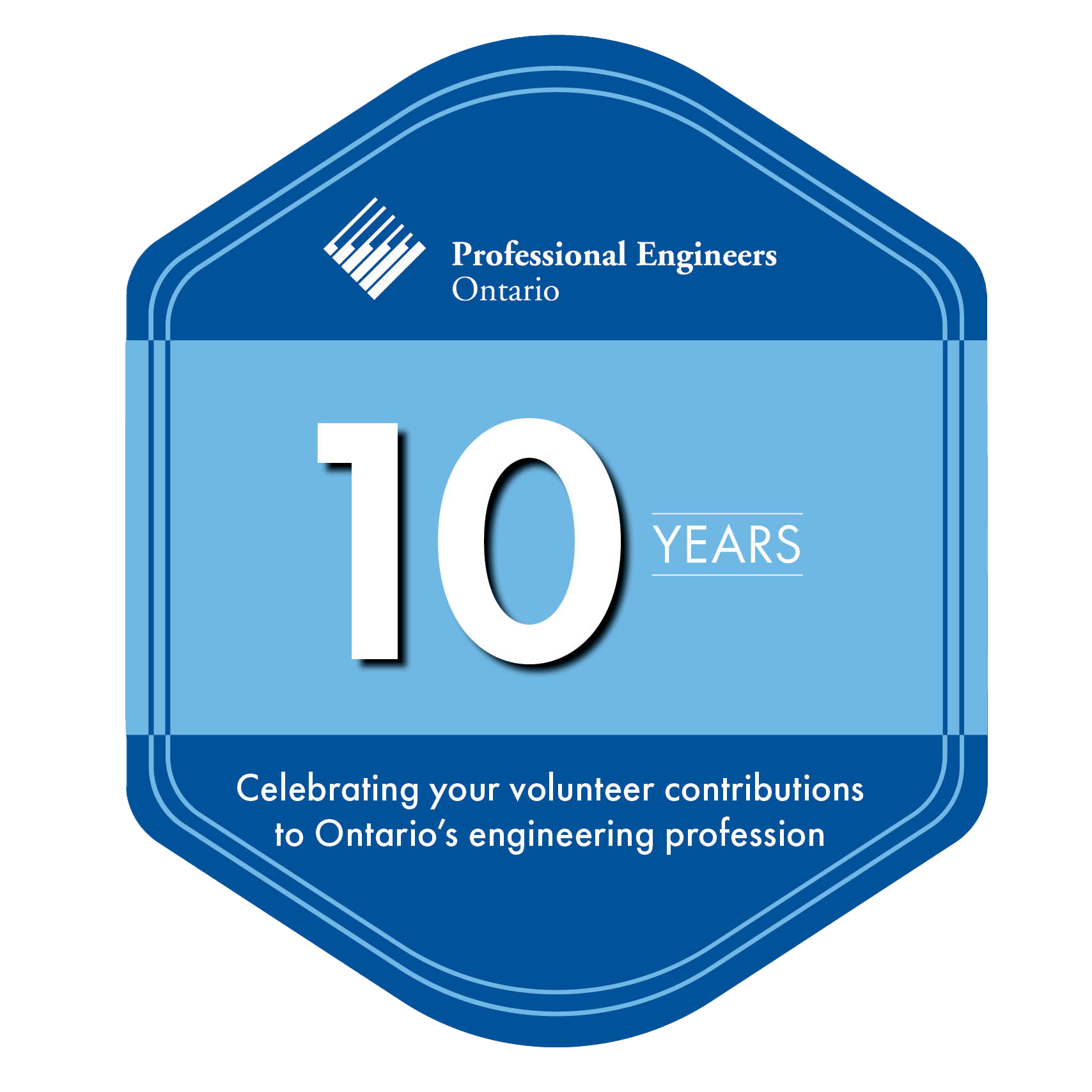 Volunteer Digital Badge 10 years