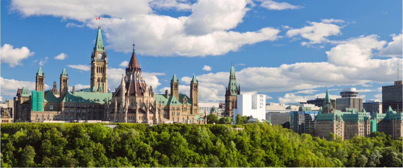 Picture of Parliament Buildings in Ottawa, Ontario