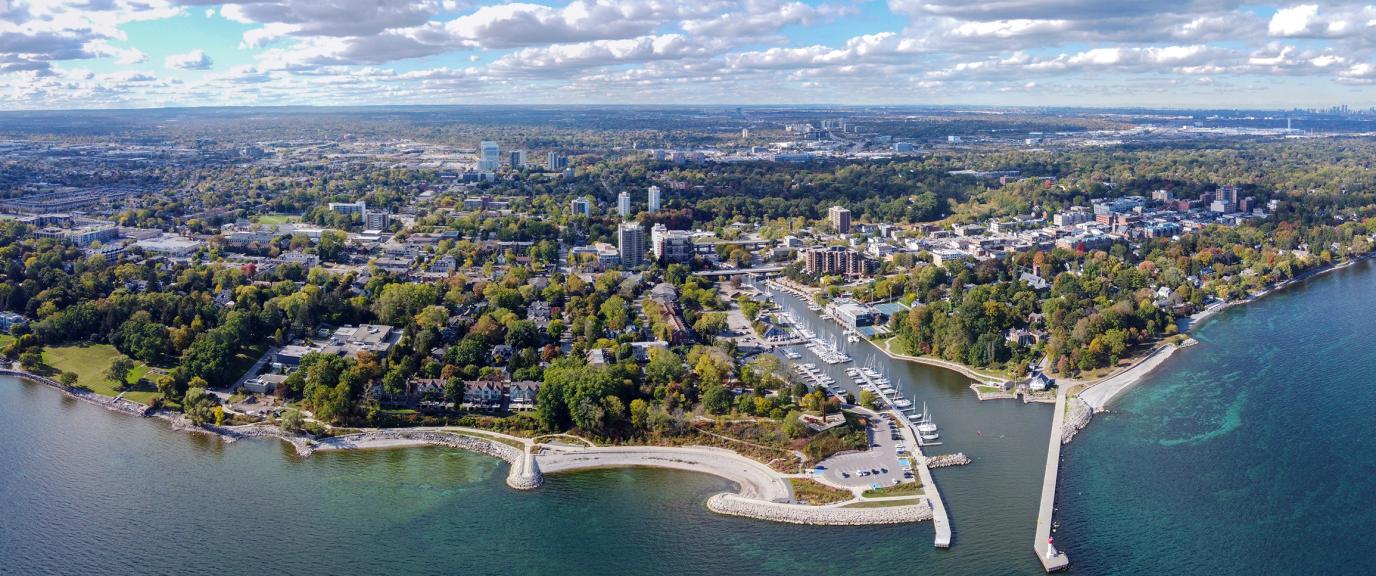 Oakville Marina Ariel View