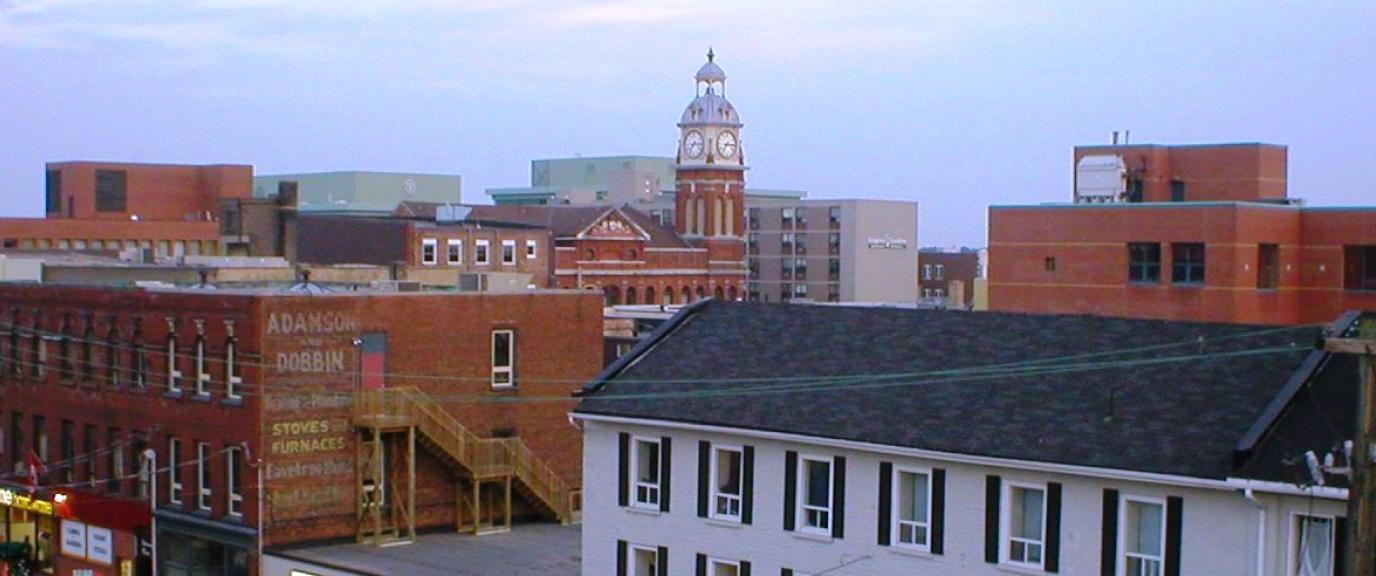 Skyline of Peterborough, Ontario