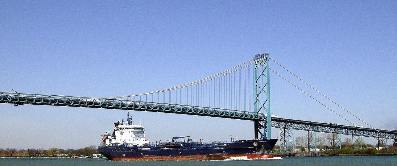 Ambassador Bridge in Windsor, Ontario