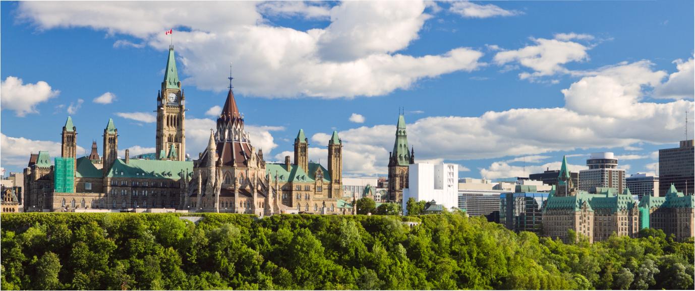 Picture of Parliament Buildings in Ottawa, Ontario