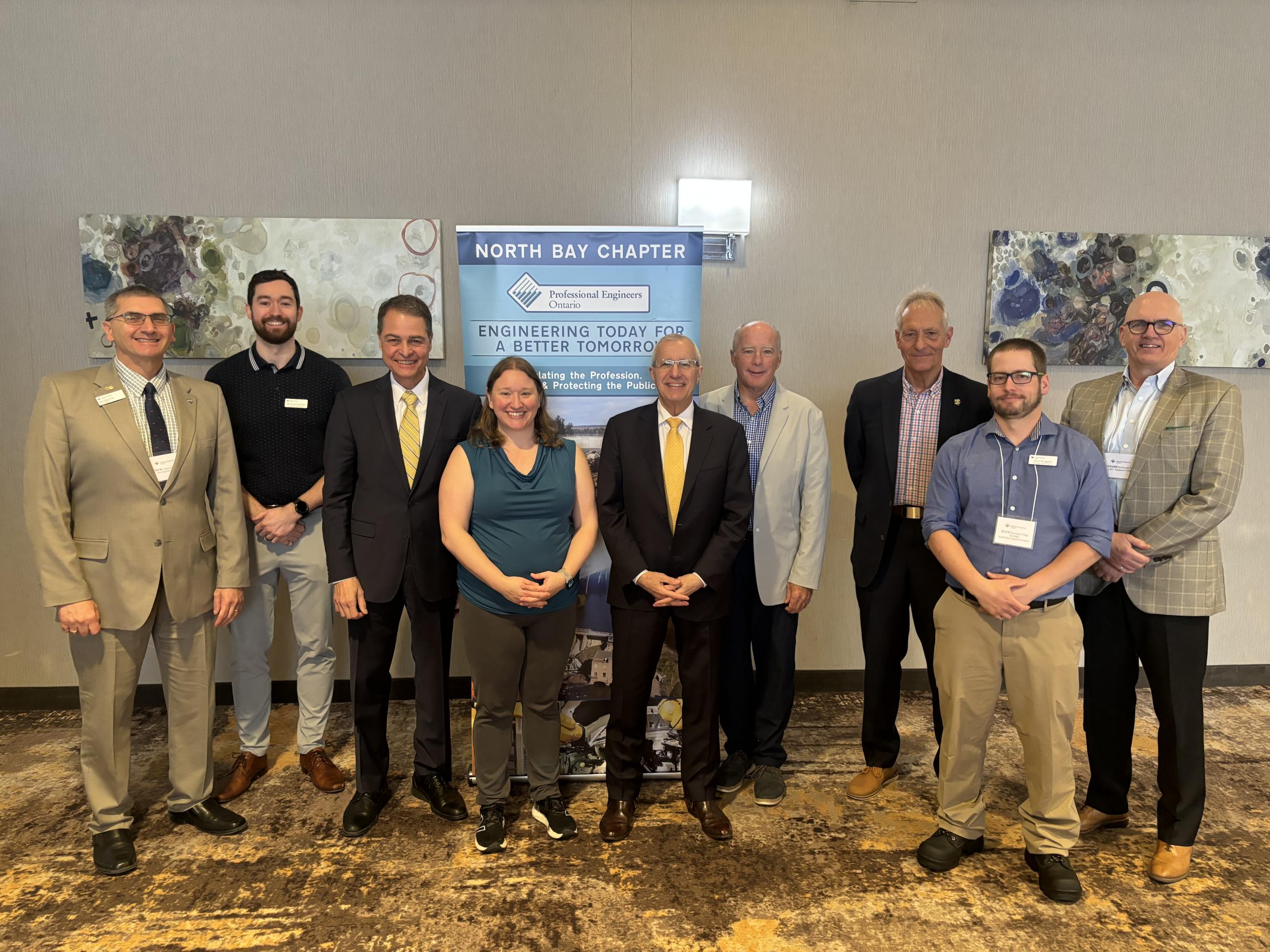 image of government and association delegates including local chapter chair, vice chair and GLP representative